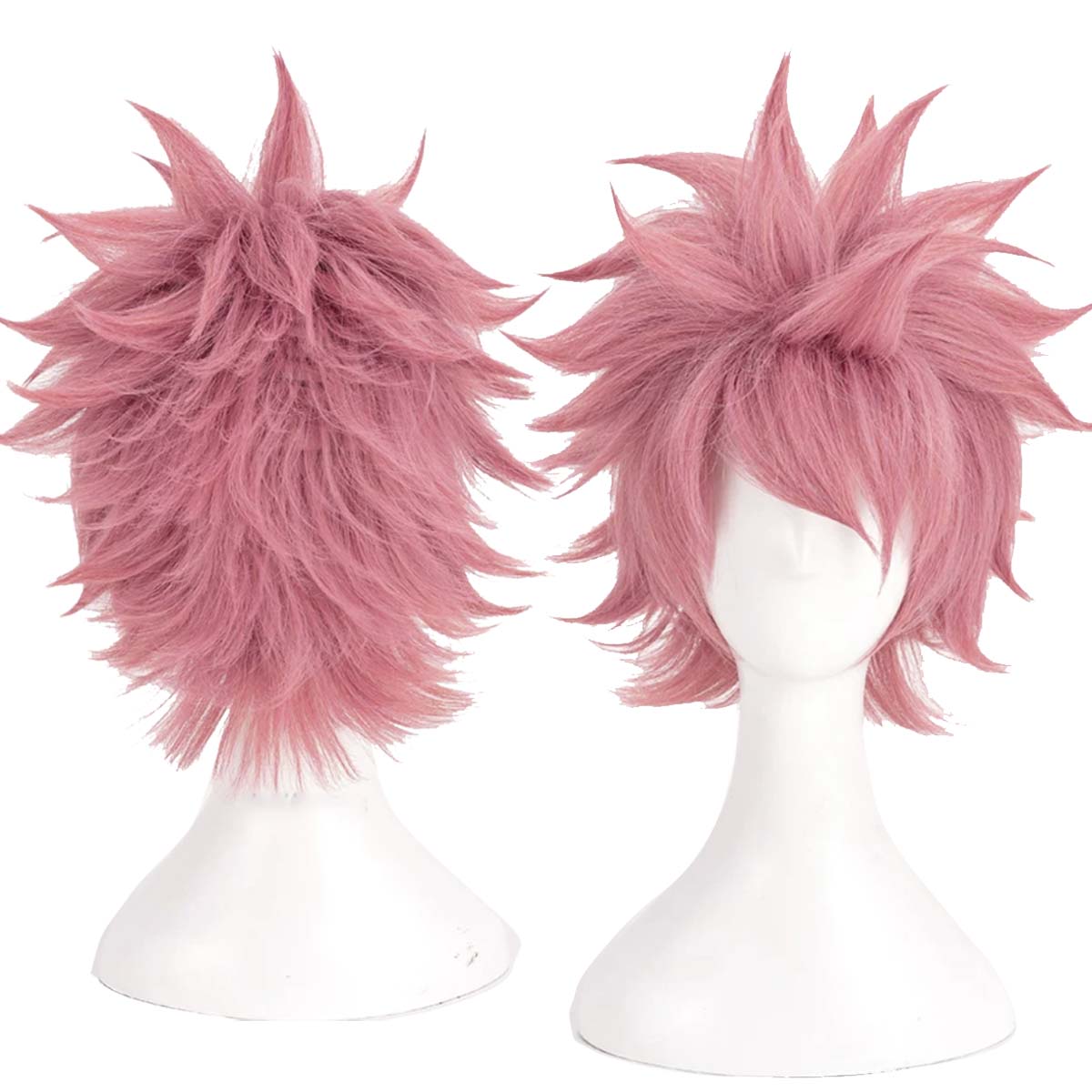 Wig Fiber Net - Wig Cosplay Natsu Dragneel dari Men