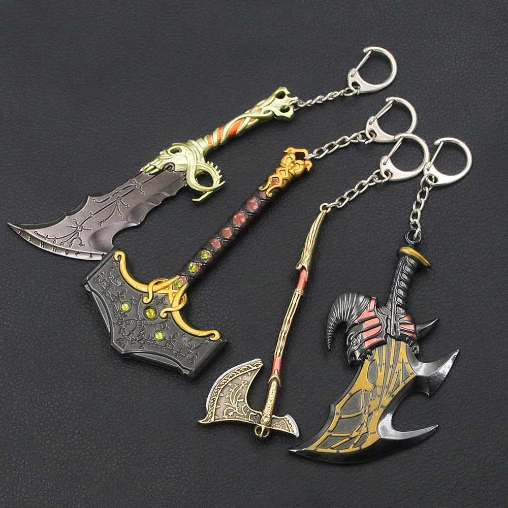 Keyblade Cosplay Prop - Permainan God Of War: Ragnarok Gantungan