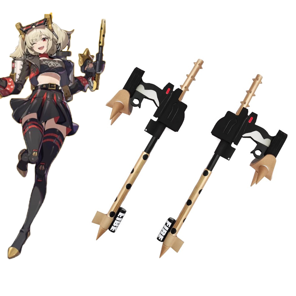 Burnice Cosplay Prop - Replika Senjata Cosplay Game Burnice Whita