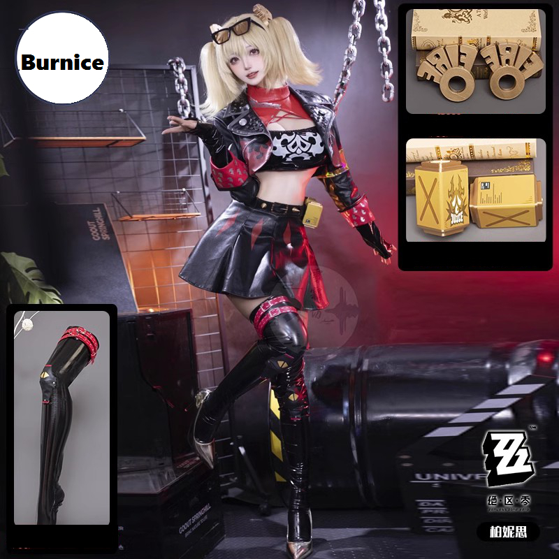 Burnice Cosplay Prop - Kostum Cosplay Zenless Zone Zero Burnice