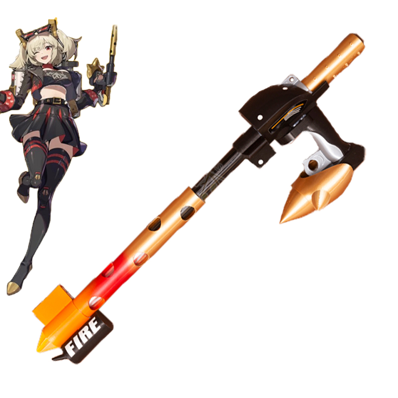 Burnice Cosplay Prop - Replika Senjata LED Burnice Whita Zenless