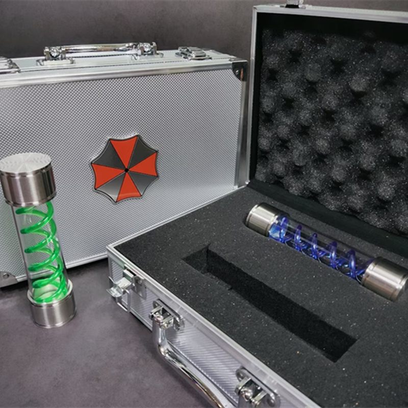 Cosplay Prop Display - Payung replika koper t-virus Vial tampilan