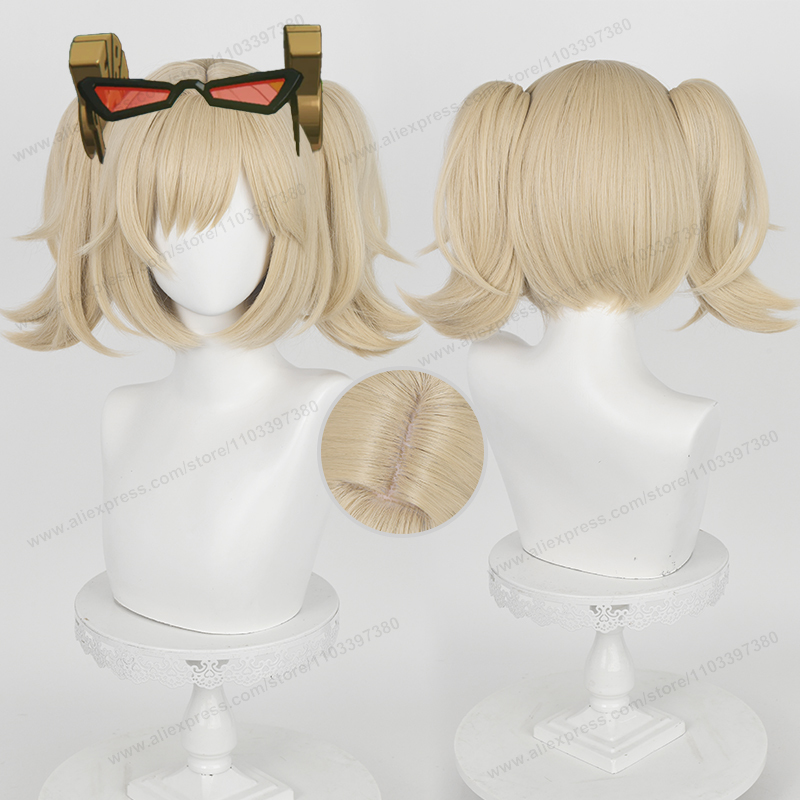 Burnice Cosplay Prop - ZZZ Burnice Whita Wig Cosplay 28Cm