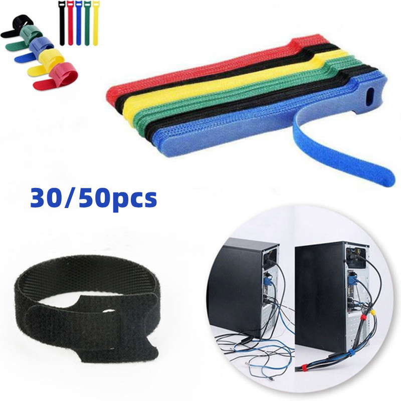 Velcro Hook Loop - Velcro untuk Kabel, Pengikat Kabel yang