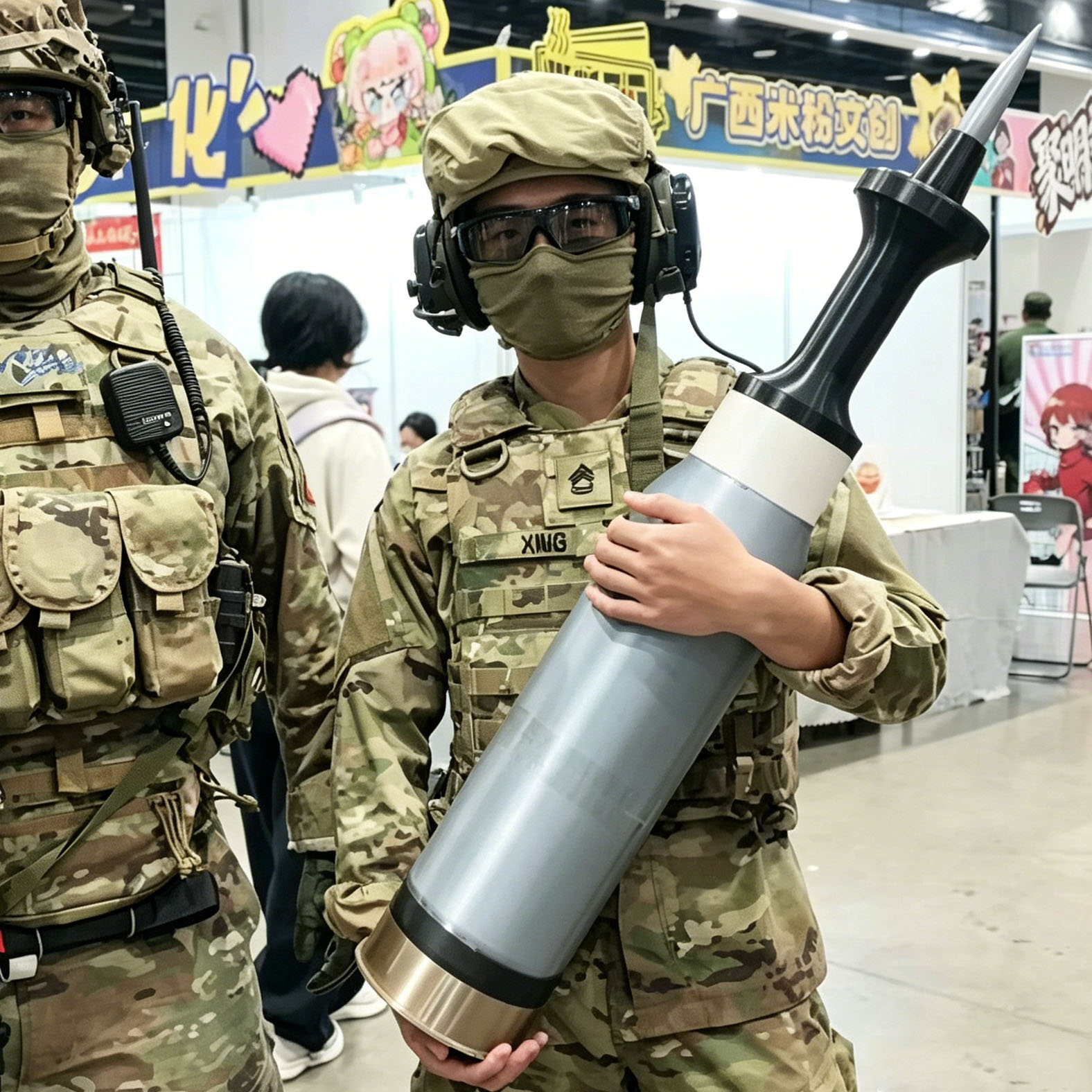 Cosplay Prop Display - Model Rakitan APFSDS 120mm Cetak 3D