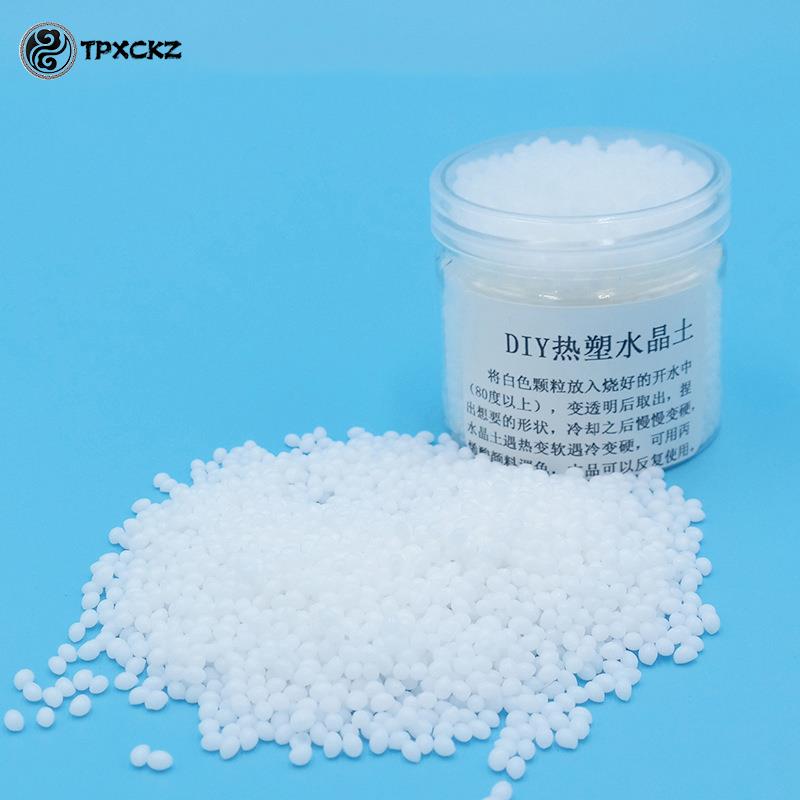 Thermoplastic Pellet - 50G/100G Plastik Ramah Termoplastik Polimorf Putih