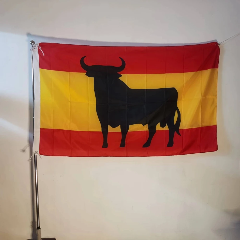 Fallout Cosplay Prop - Bendera banteng Spanyol untuk dekorasi spanduk