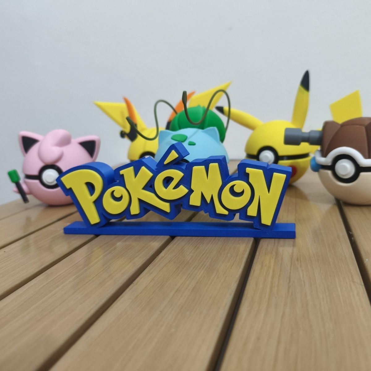 Cosplay Prop Display - Figur pajangan logo Pokemon model baru,