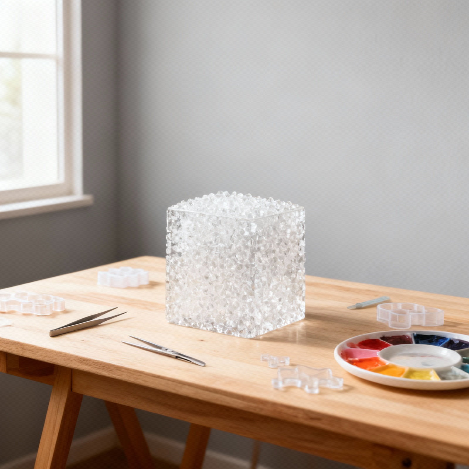 Thermoplastic Pellet - 1 Kantong Polymorphs Pelet Termoplastik Transparan,