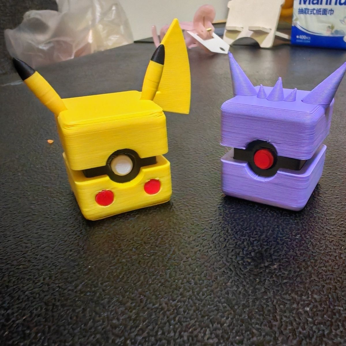 Cosplay Prop 3D Print - Mainan Tombol Fidget Pokemon 3D Print