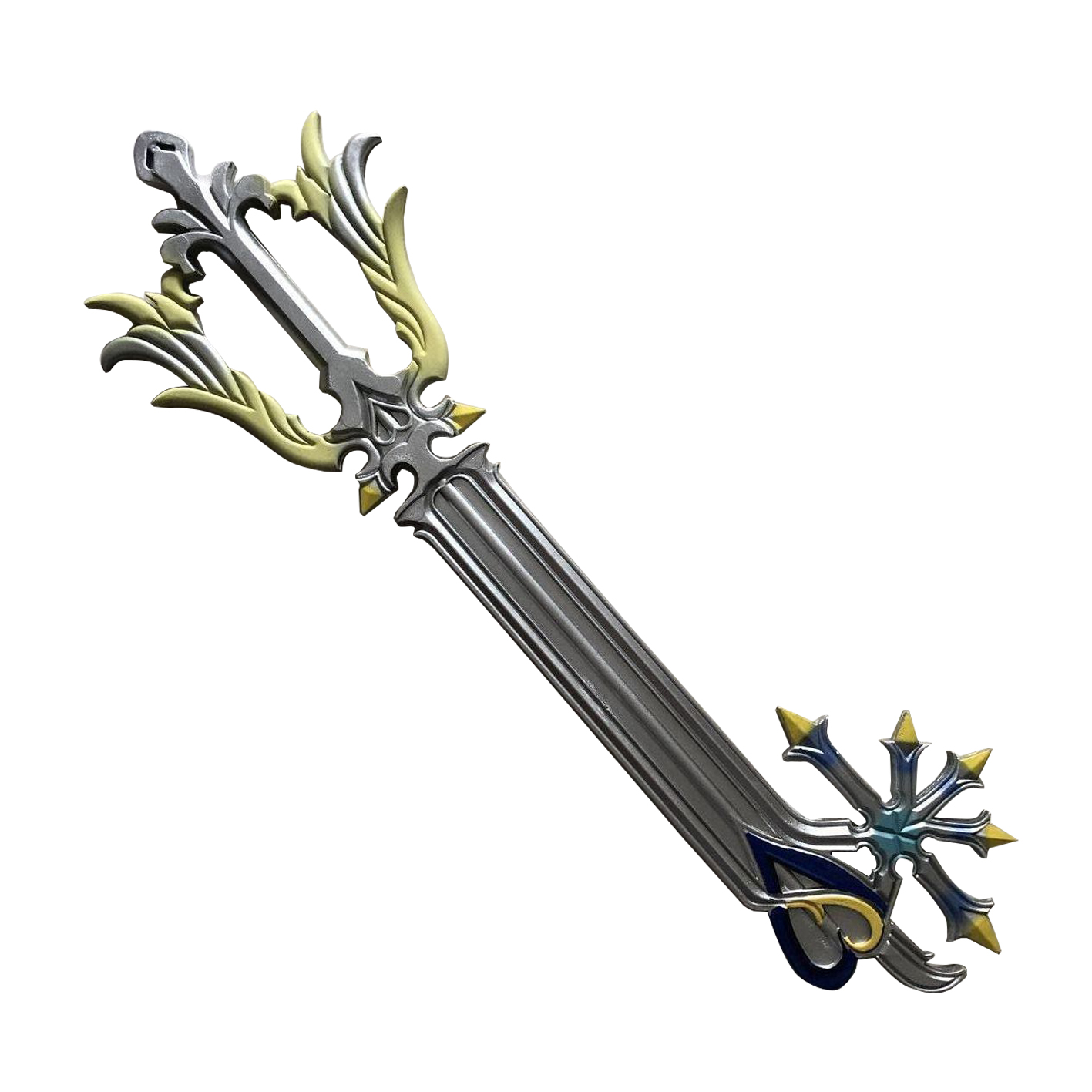 Keyblade Cosplay Prop - Pedang Keyblade Emas Kingdom Hearts 88cm: