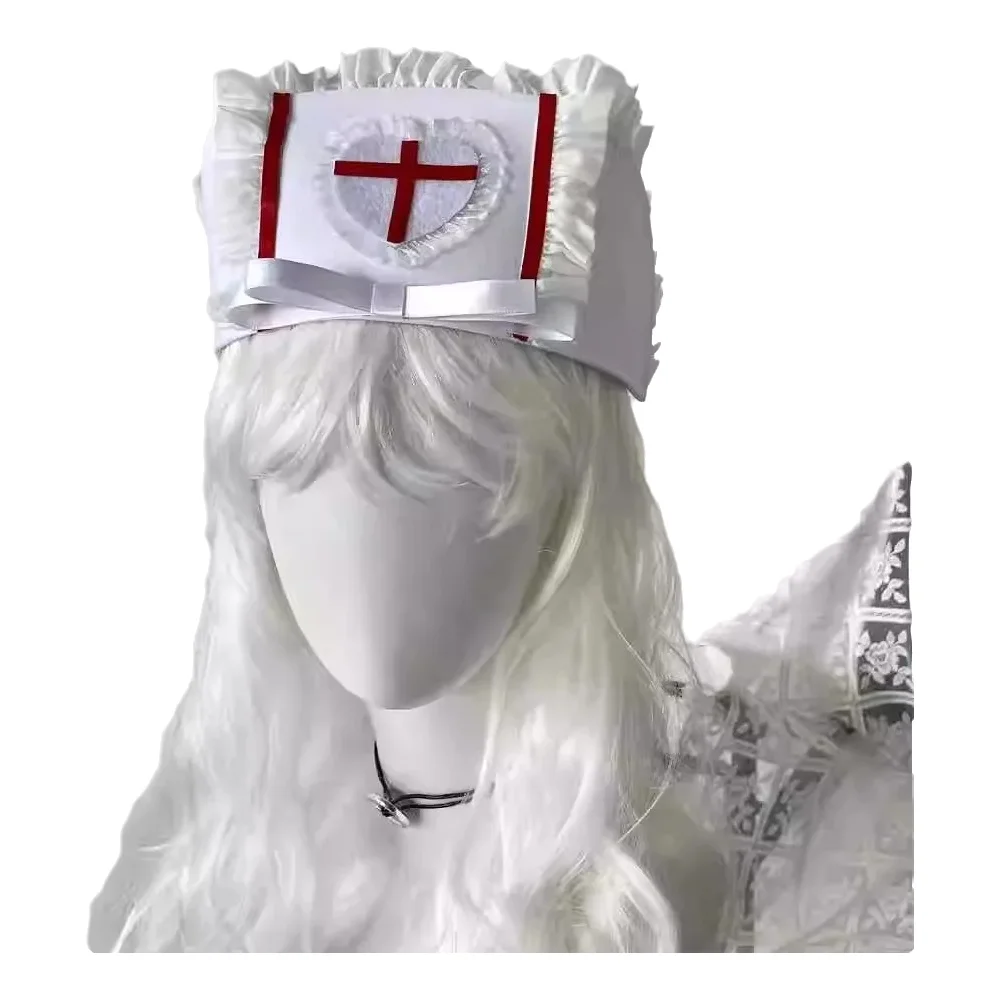 Cosplay Prop Bow - Aksesori Topi Perawat Cosplay Topi Perawat