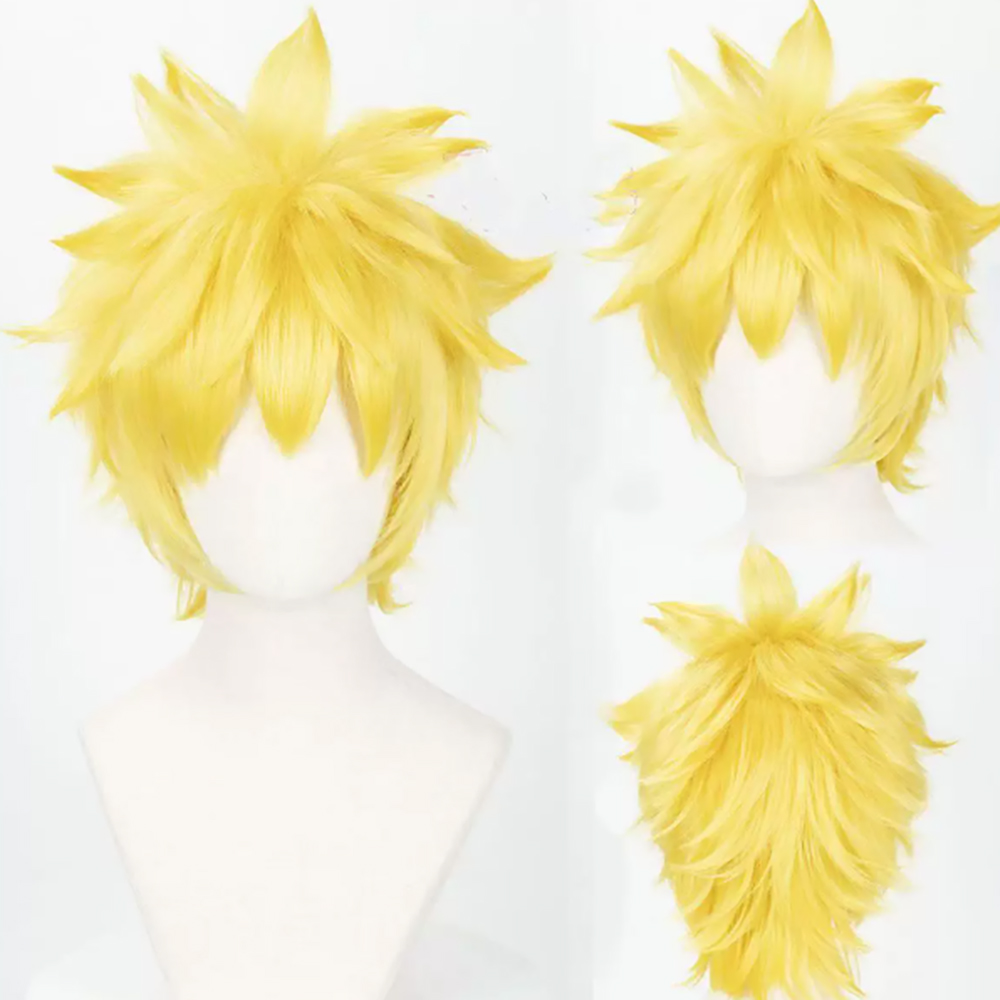 Wig Fiber Net - Wig Rambut Sintetis Wig Cosplay Uzumaki