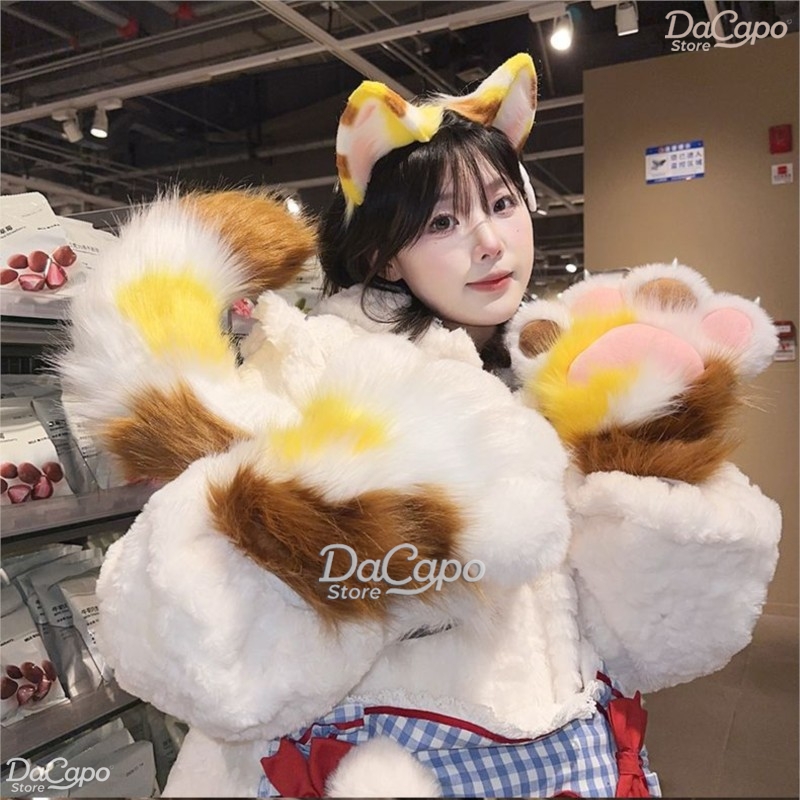 Kig Kigurumi Calico Cat Furry  - Cosplay Prop Kit ulasan dan harga