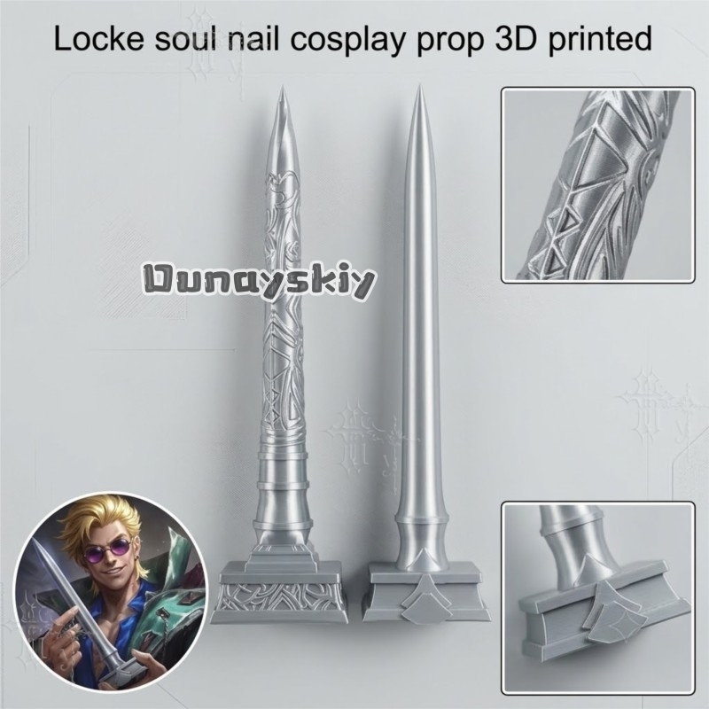 KS*27Locke The Ashen Exorcist  - Cosplay Prop Display ulasan dan harga