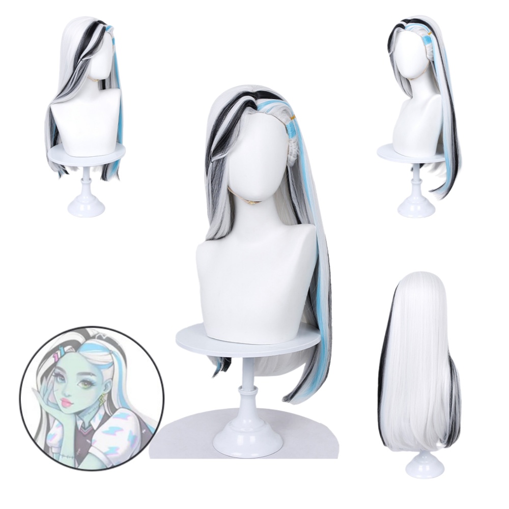 Wig Cosplay Anime Frankie Stei - Wig Fiber Net ulasan dan harga