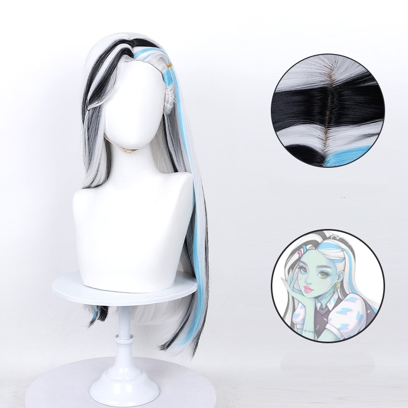 Wig Cosplay Anime Frankie Stei - Wig Fiber Net ulasan dan harga