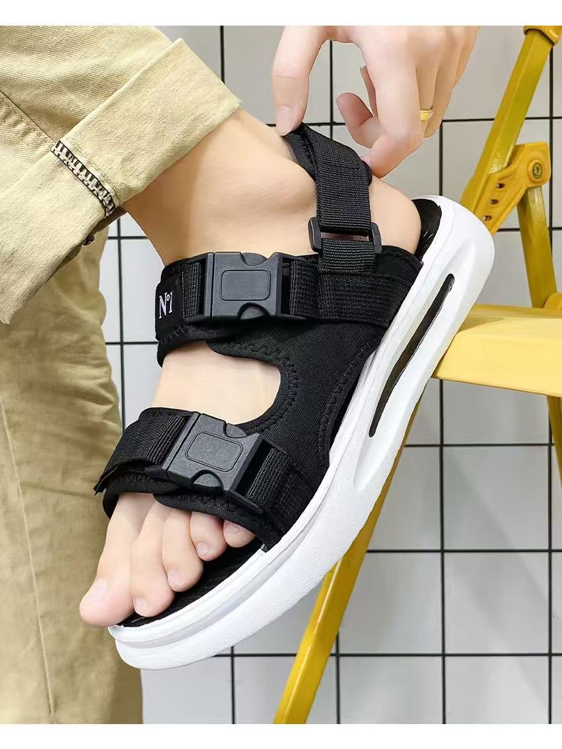 Sandal Pantai Pria Musim Panas - Velcro Hook Loop ulasan dan harga