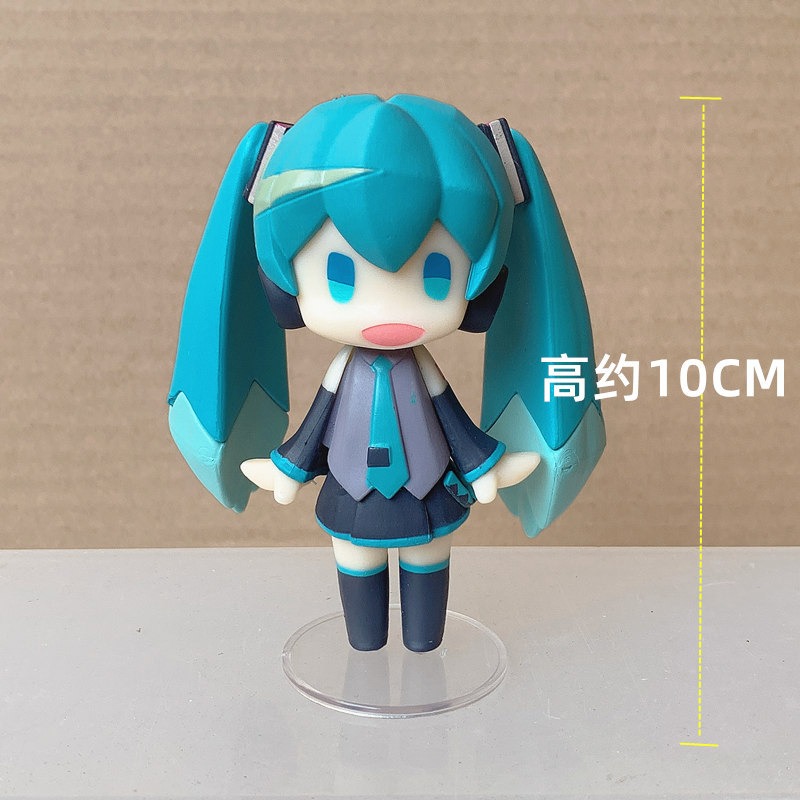 Figur Anime Hatsune Miku 10CM  - Cosplay Prop Building ulasan dan harga