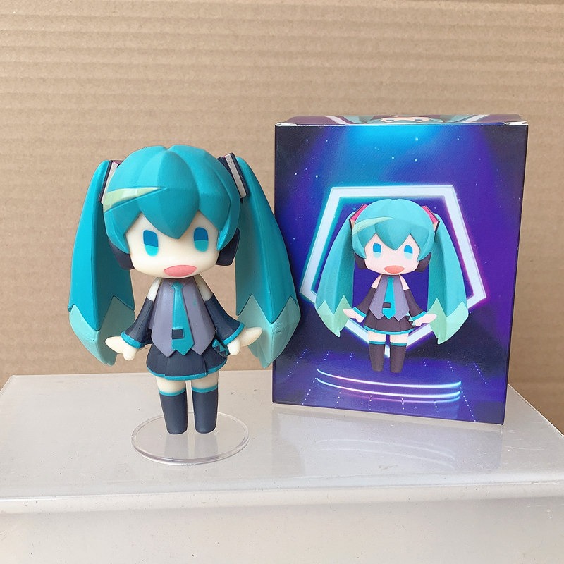 Figur Anime Hatsune Miku 10CM  - Cosplay Prop Building ulasan dan harga