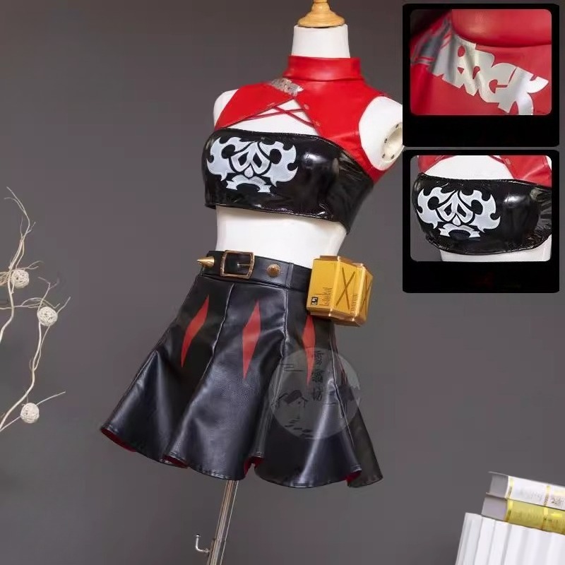 Kostum Cosplay Zenless Zone Ze - Burnice Cosplay Prop ulasan dan harga