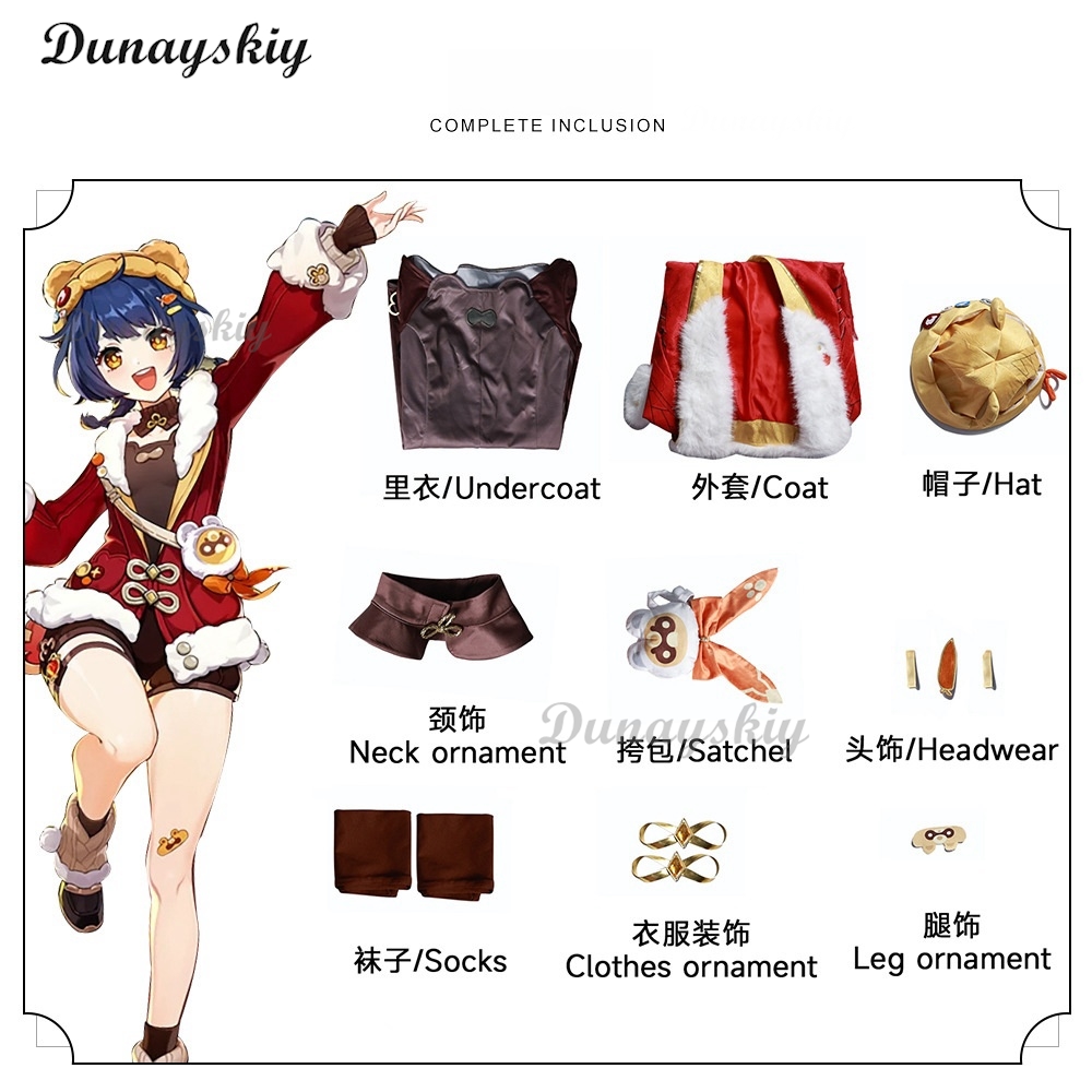 Genshin Impact Xiangling Kostu - Cosplay Prop Bag ulasan dan harga