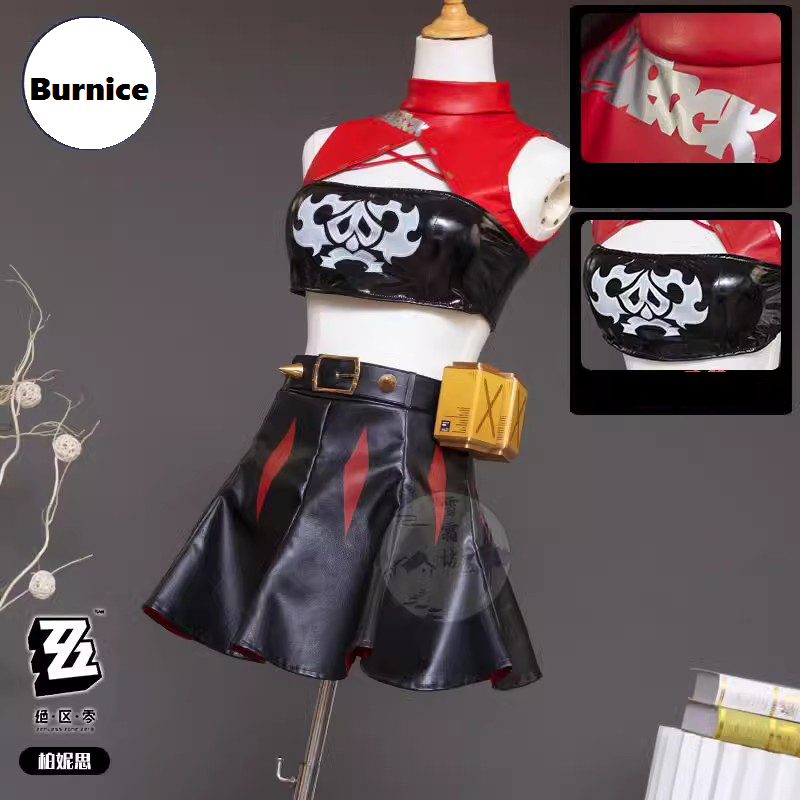 Kostum Cosplay Zenless Zone Ze - Burnice Cosplay Prop ulasan dan harga