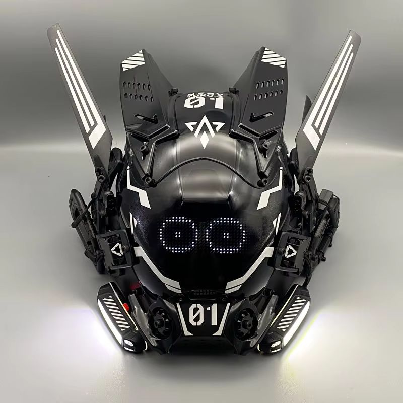 Topeng Cosplay Cyberpunk Mech  - Cosplay Prop Display ulasan dan harga