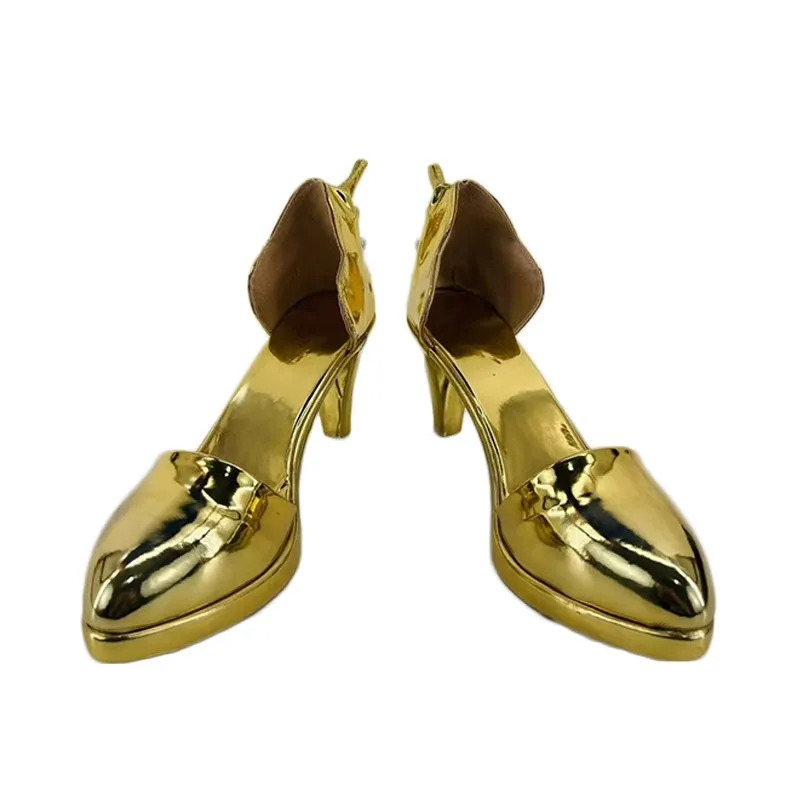 Sepatu Hak Tinggi Kulit Anime  - Burnice Cosplay Prop ulasan dan harga