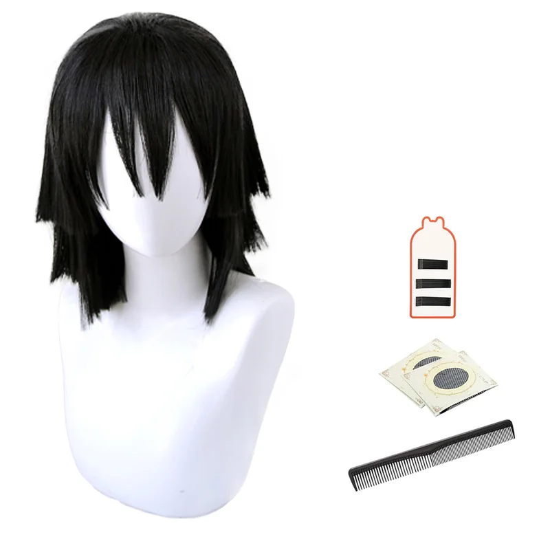 /Wig Cosplay Anime Iguro Obana - Wig Fiber Net ulasan dan harga