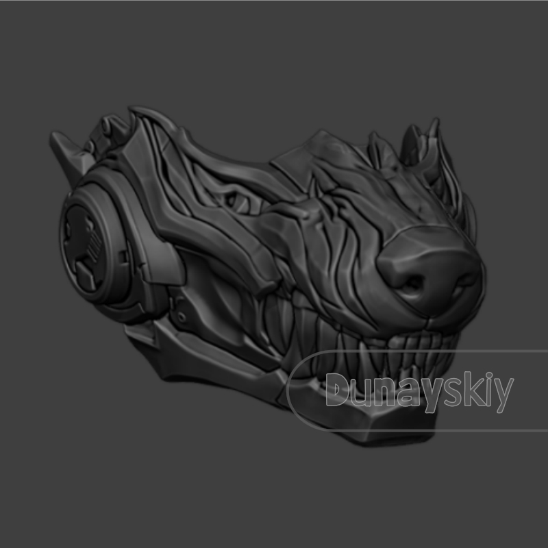 Topeng Serigala Valko Love and - Cosplay Prop 3D Print ulasan dan harga