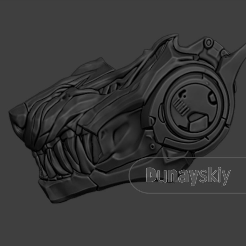 Topeng Serigala Valko Love and - Cosplay Prop 3D Print ulasan dan harga
