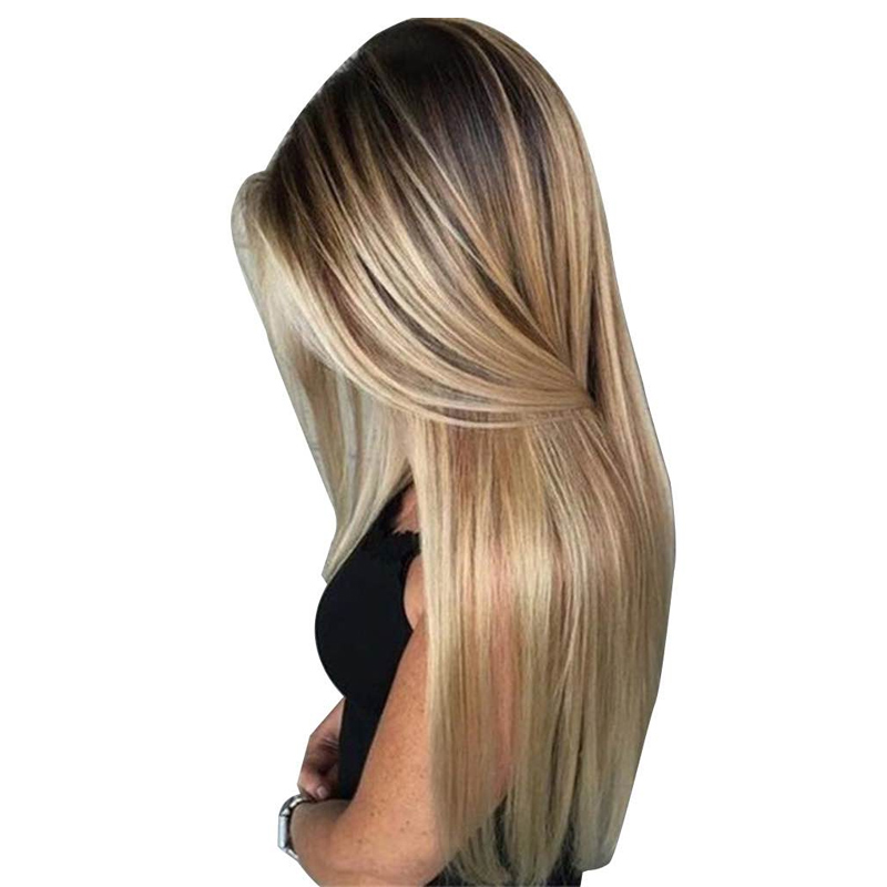 Wig panjang lurus wanita, tutu - Wig Fiber Net ulasan dan harga