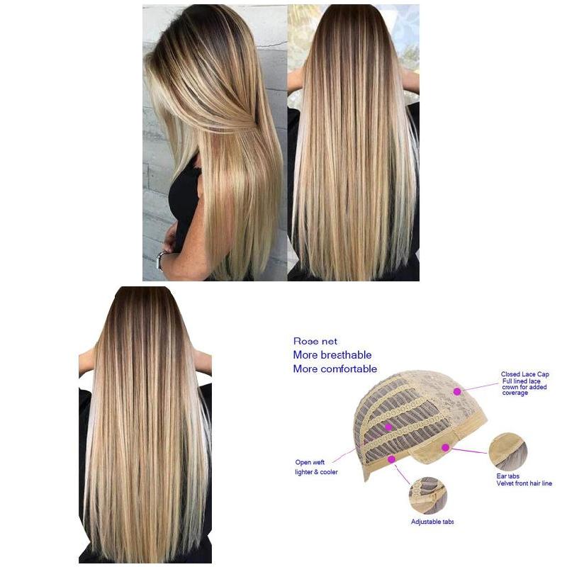 Wig panjang lurus wanita, tutu - Wig Fiber Net ulasan dan harga