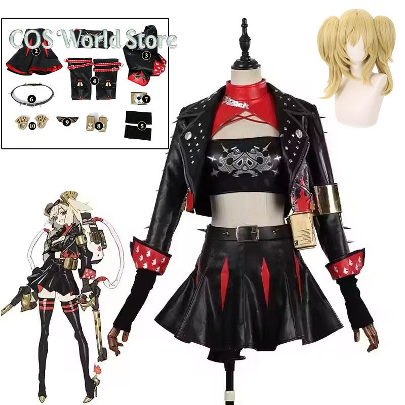 Kostum Cosplay Anime Burnice W - Burnice Cosplay Prop ulasan dan harga