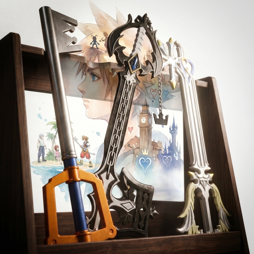 Pedang Katana Sora Keyblade Ki - Keyblade Cosplay Prop ulasan dan harga