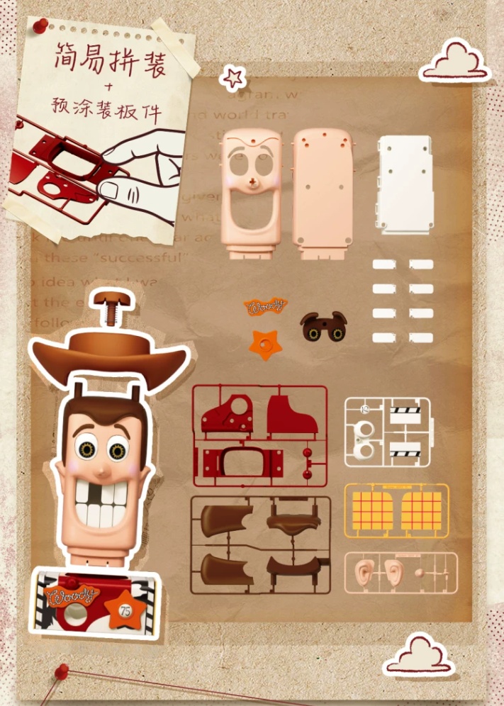 Mainan Blok Bangunan Model Woo - Cosplay Prop Building ulasan dan harga
