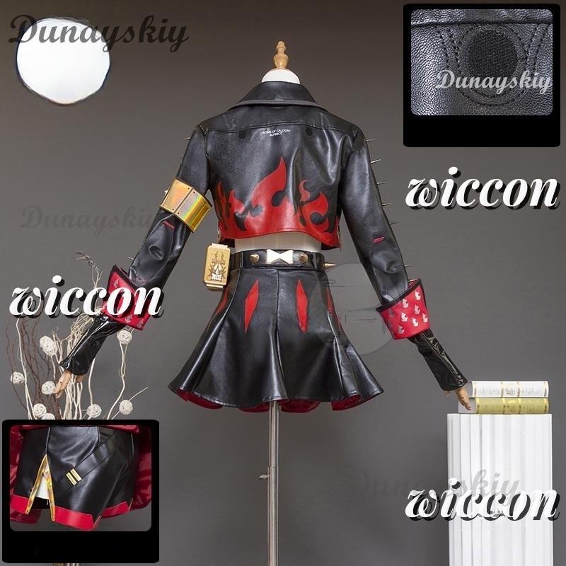 Set Kostum Cosplay Zenless Zon - Burnice Cosplay Prop ulasan dan harga
