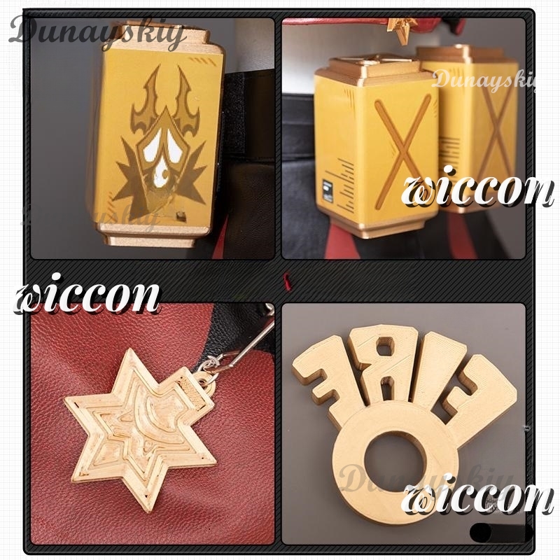 Set Kostum Cosplay Zenless Zon - Burnice Cosplay Prop ulasan dan harga