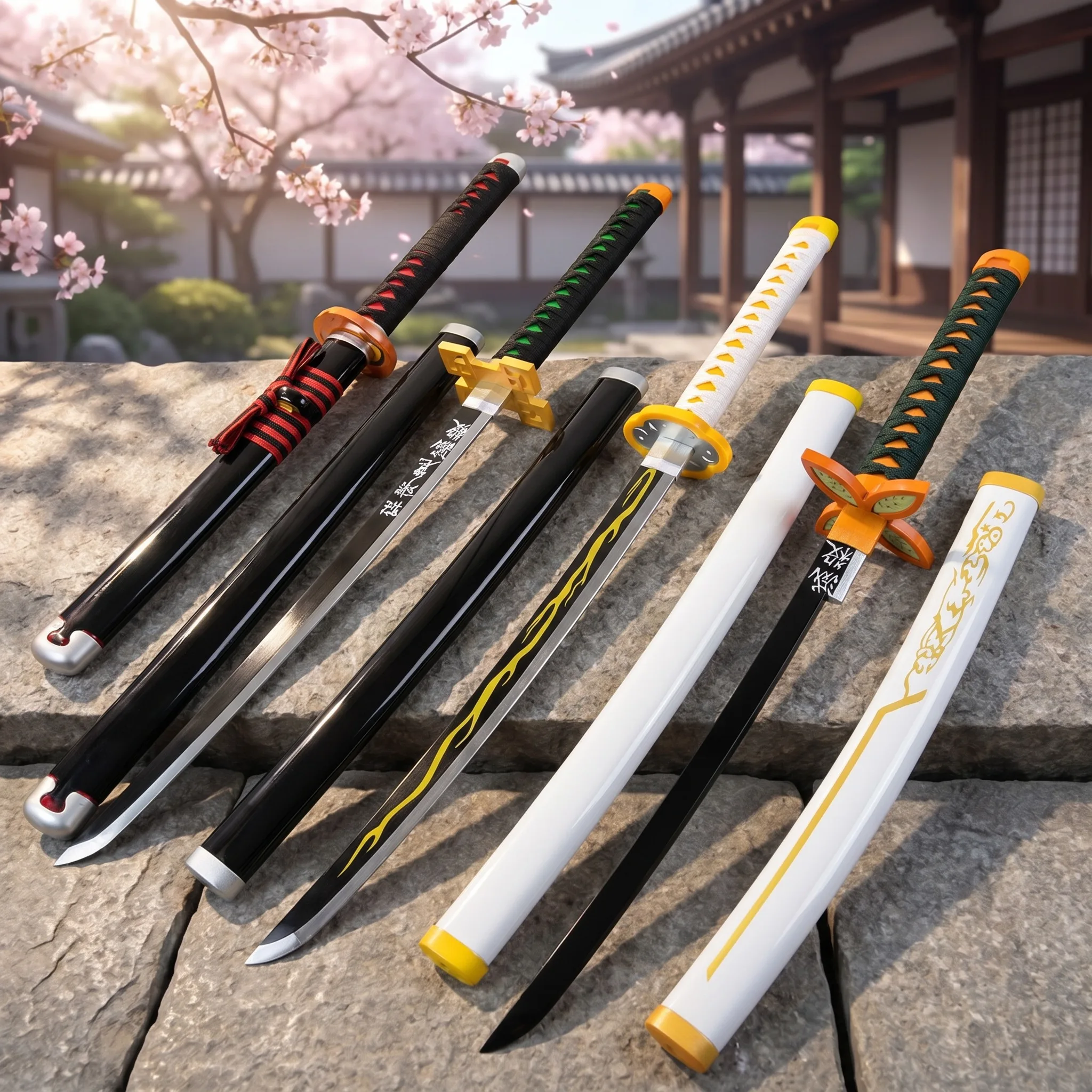 Pedang Anime Demon Slayer Tanj - Cosplay Prop Display ulasan dan harga