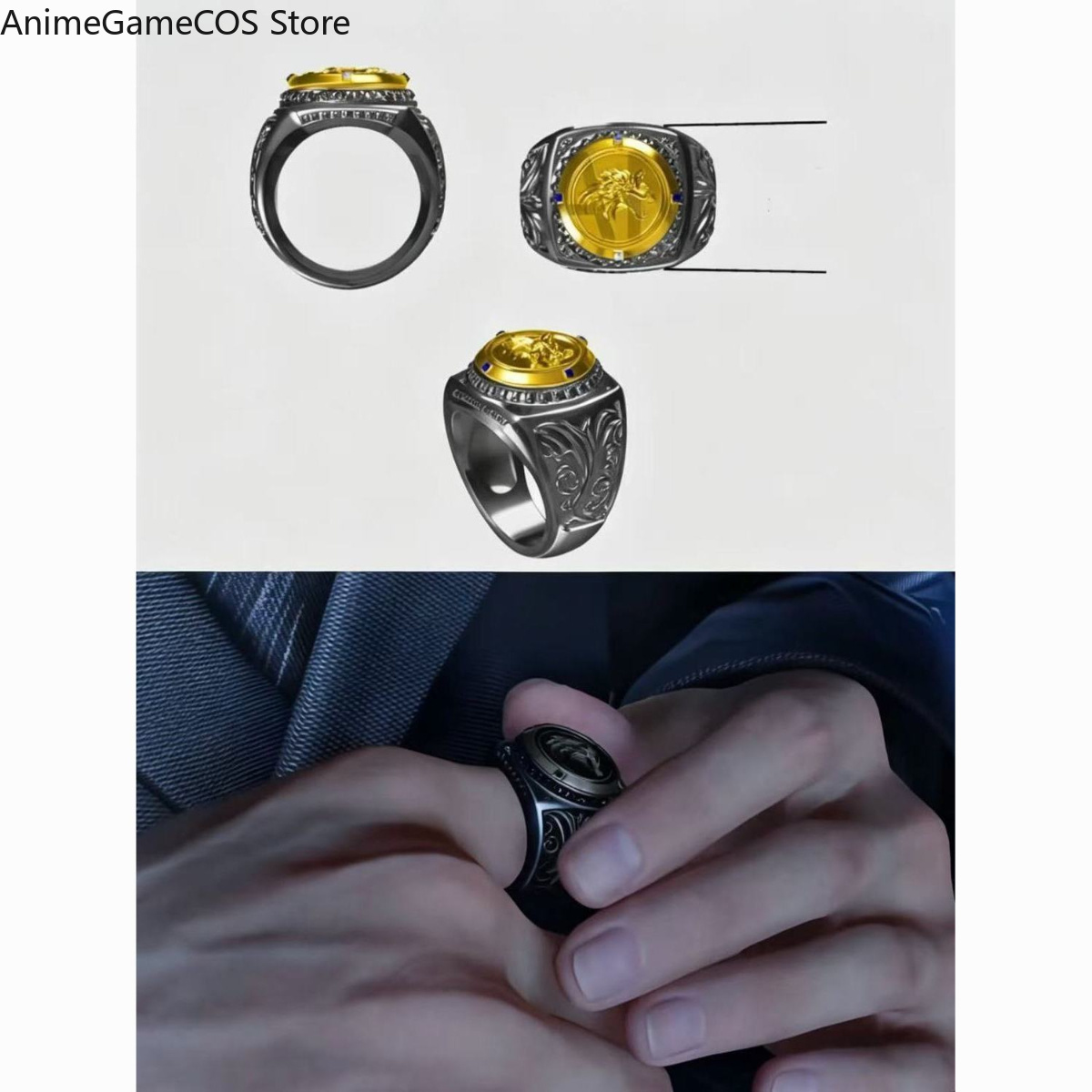 Cincin Jari Properti Cosplay A - Prop De Cosplay ulasan dan harga