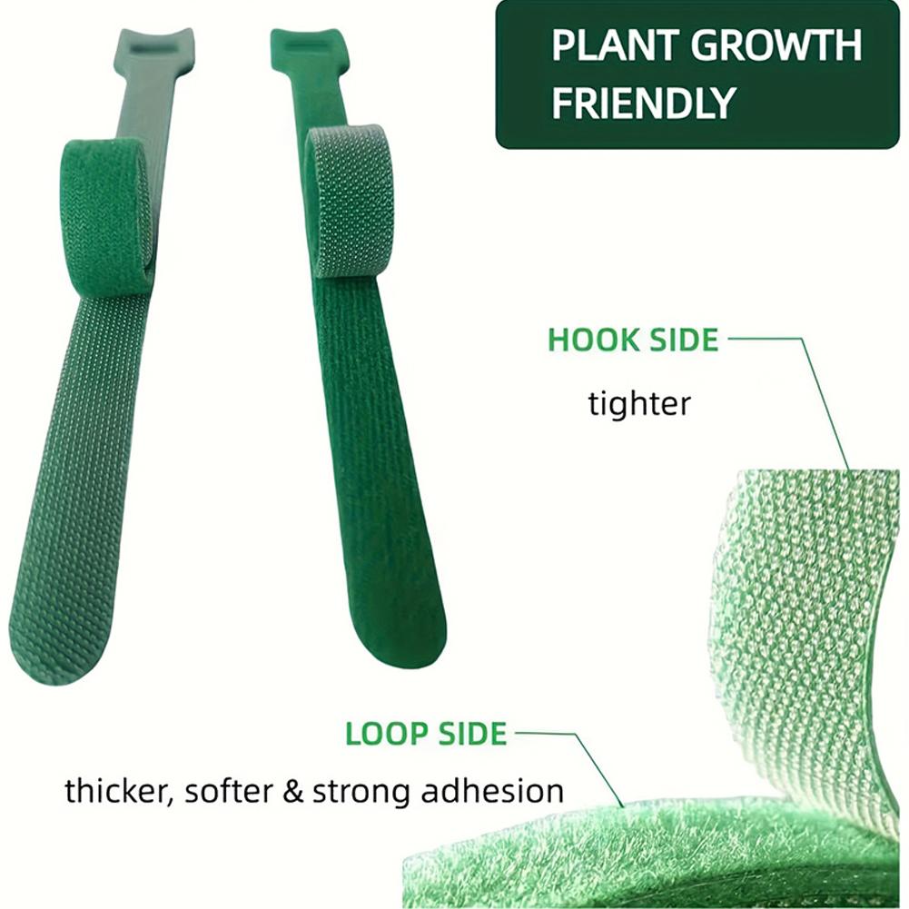 100pcs Pengikat Tanaman Nilon  - Velcro Hook Loop ulasan dan harga