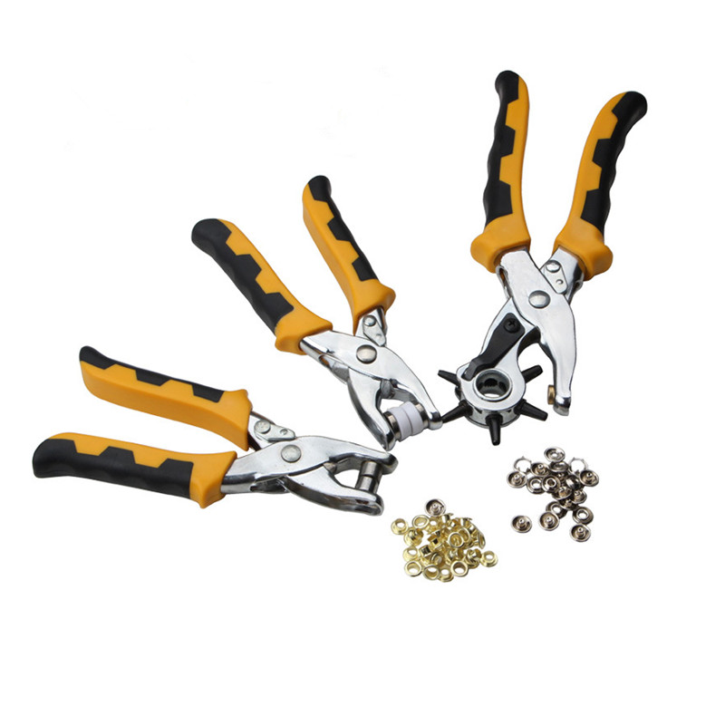 Peralatan Kerja Kulit 3-in-1:  - Snap Plier Setter ulasan dan harga