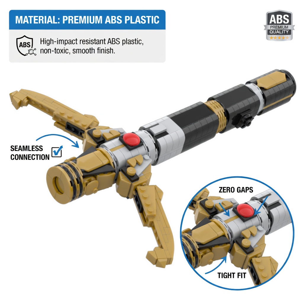 Pedang Energi Sci-Fi Hilt MOC  - Cosplay Prop Building ulasan dan harga