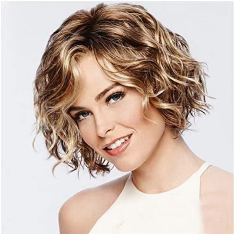 Wig Gaya Eropa dan Amerika unt - Wig Fiber Net ulasan dan harga