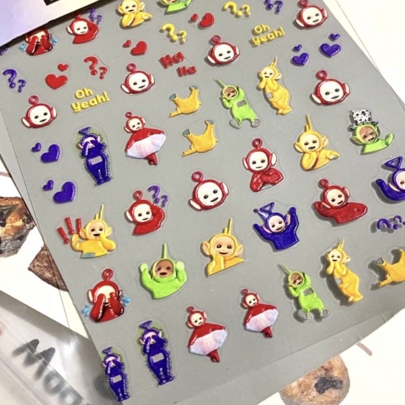 Teletubbies Stiker 3D Animasi  - Evoker Cosplay Prop ulasan dan harga