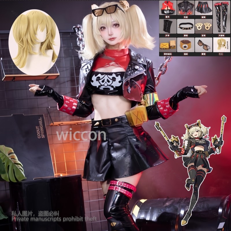 Kostum Cosplay Burnice Whita A - Burnice Cosplay Prop ulasan dan harga